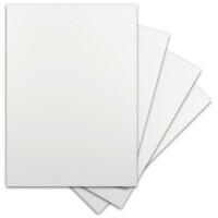 20 Blatt DIN-A3 Ton-Karton - 300 g/m² Bastel-Papier - 42 x 29,7 cm - Weiss - geprägte Leinen-Struktur - Tonzeichenpapier zum Basteln - Fotokarton