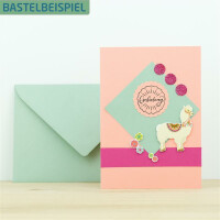 PAPERADO 25x Briefpapier DIN A4 - Chamois Marmora Beige 100 g/m² - Papierbögen in 29,7 x 21 cm zum Basteln & Drucken